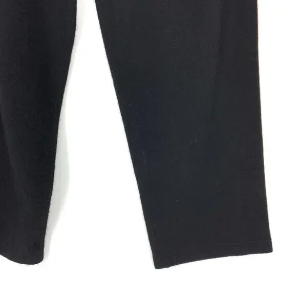 Chanel Women's Apx Sz M Cashmere Lounge Pant Elastic Waist Solid Black *READ - Picture 5 of 8